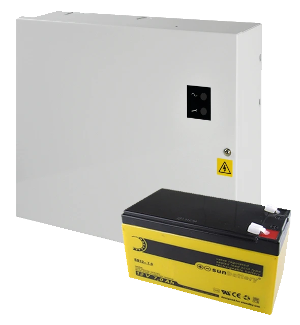 ABUS Leistungsnetzteil 3 A mit Notstrom-Akku (ACAC00073) – Produktfoto von ABUS