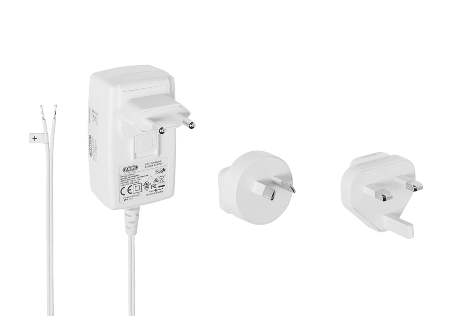 ABUS Internationales Steckernetzteil 12V/1.5A (505366) – Produktfoto von ABUS