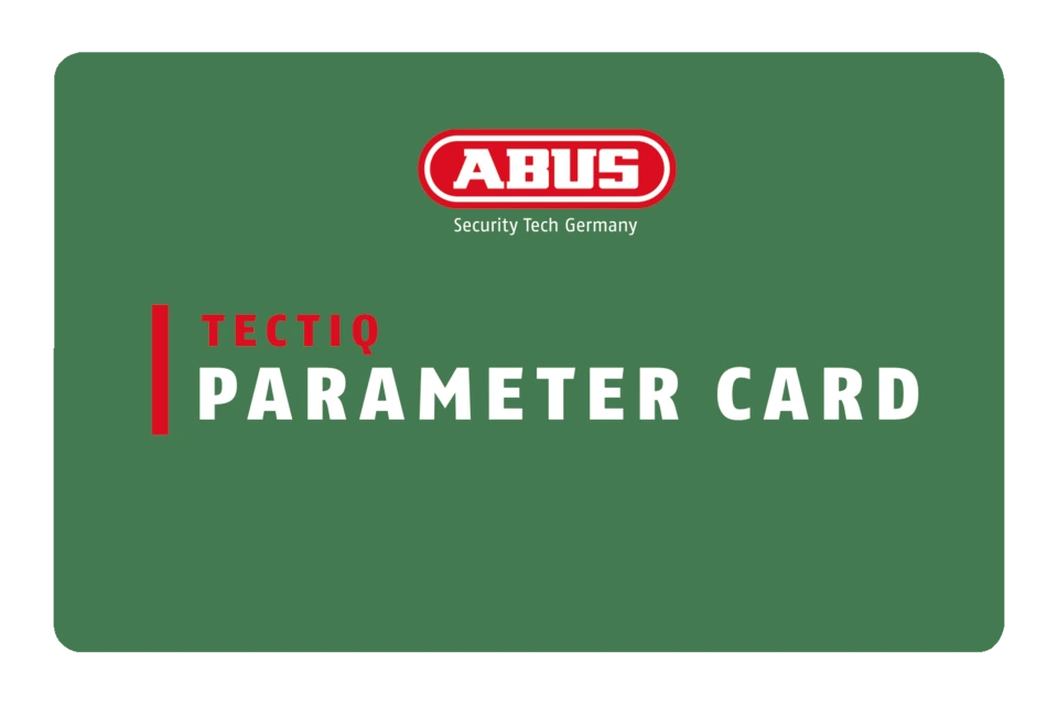 ABUS TECTIQ Parameter Card (TTST10000) – Produktfoto von ABUS